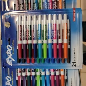 Expo Dry Erase Markers/ Fine Tip